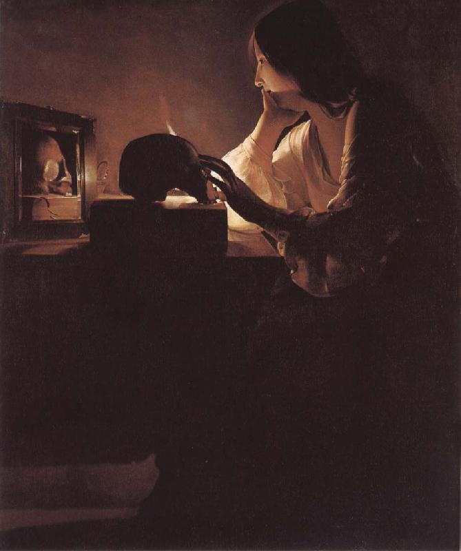 Georges de La Tour The botfardiga Maria Magdalena oil painting image